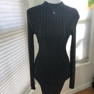 BCBGeneration Black and Gold dress